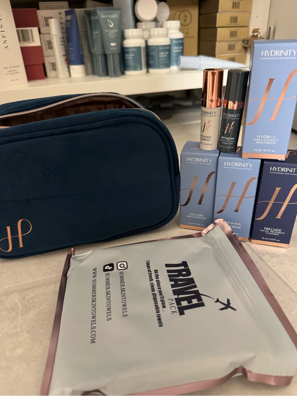 Hydrinity travel and glow kit